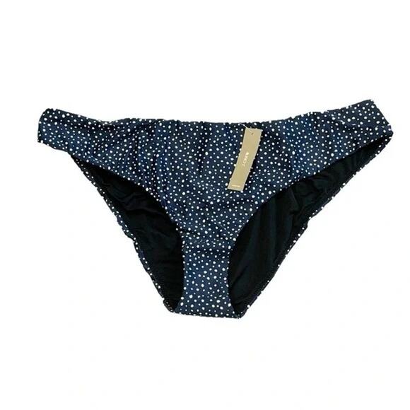 NWT J. Crew Christie Hipster Tiny Dot Bikini Swim Bottom XXL Navy Blue #3103 - Picture 14 of 15